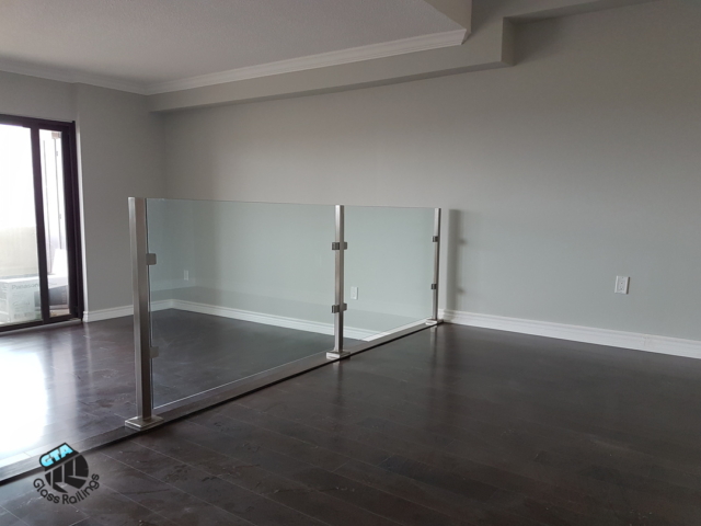 stainless steel glass railing