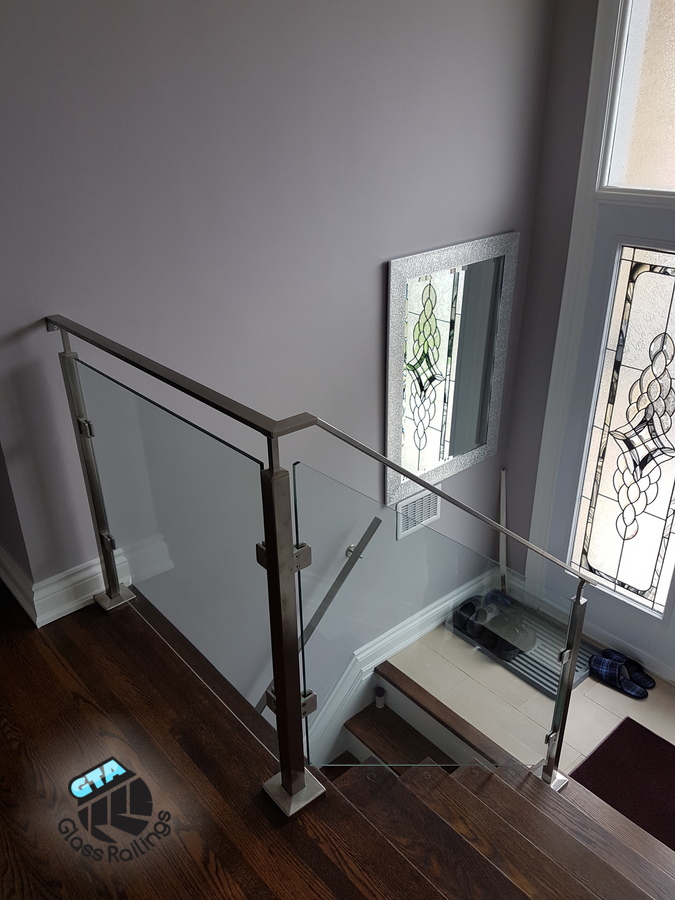 interior stainless steel glass railing