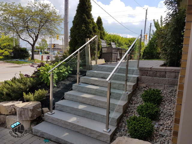 outdoor stainless steel railings