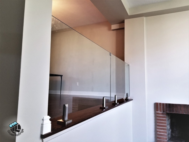 glass railings no post