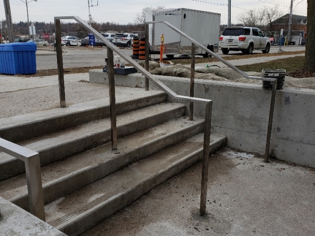 stainless steel handrails